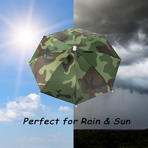 Ysglory 6 Pack Umbrella Hat Rainbow Umbrella Hat For Kids Adult Women thumb #3