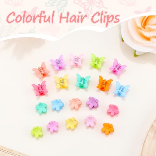 Set de accesorios para el cabello con pinzas mariposa miniatura 2