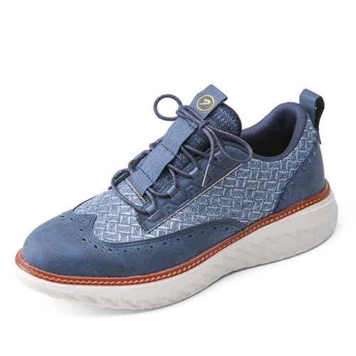 Image of Men's Casual Dress Oxfords Shoes Fashion Business Shoes Wide Feet Lace-up Shoes for Business Office Wedding