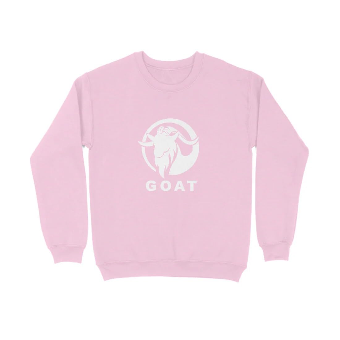 musttt Women Round Neck Sweatshirt with Goat Graphic Print | Full Sleeve Casual Pullover | Soft Cotton Blend | Regular Fit-picture-33