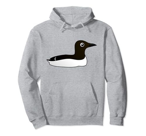 Cute Cartoon Common Murre Birdorable Swimming Bird Pullover Hoodie