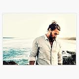 Jason Momoa, Good vibes, Beach, Sunshine, Ocean, Filter, Good vibes, Cool, Blue, Aqua blue, Gift, Present, Ideas, Summer, Spring Bumper Sticker Vinyl Decal 5"