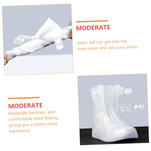 Par de cubrezapatos impermeables antideslizantes para lluvia y actividades al aire libre miniatura 6
