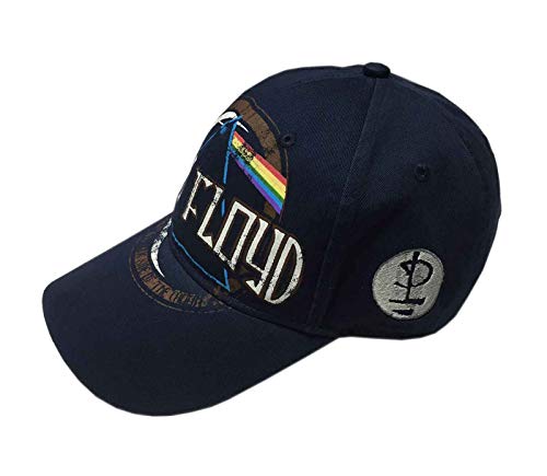 Pink Floyd Unisex Baseball Cap Dark Side of The Moon Album Navy Blue