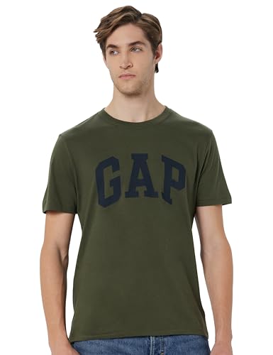 Image of Gap Men Printed Regular fit Half Sleeve Round Neck T-Shirt