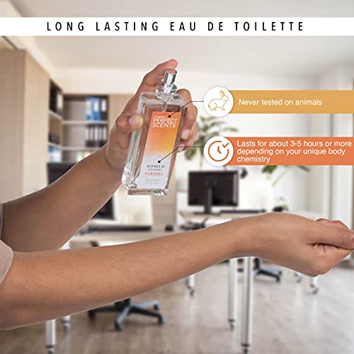 Image of Perfect Scents Fragrances, Inspired by Estee Lauder's Pleasures, Women's Eau de Toilette, Vegan, Paraben Free, Phthalate Free, Never Tested on Animals, 2.5 Fluid Ounces
