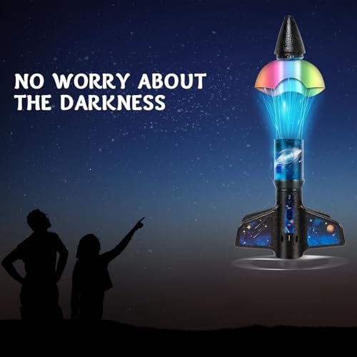 Rocket Launcher for Kids -200 Feet of Flight Altitude, Auto Electric Rocket Toys with Safe Parachute, Outdoor Summer Yard Toys Easter Birthday Gifts for Boys & Girls Age 6 7 9 10 12 8-13 Years Old by VICHTOP - Image 7