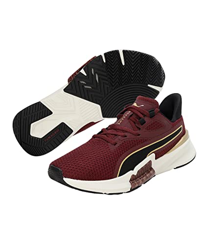 PUMA PUMA Women's Pwrframe Tr Deco Glam WNS Gymnastics Shoe, Purple, 5 UK