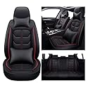 Schonbezüge Für Autositze Für Ford Ranger Ranger Raptor 2001-2024, Sitzbezüge Auto Leder, Autositzbezug Porosität Sitzbezüge Vorne Und Hinten Sitzschoner，All-Inclusive, Stilvolles Aussehen(Black)