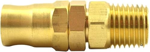 Miniatura 2 de MaxLLTo Reemplazo de 2 unidades de manguera giratoria reutilizable de 14 pulgadas para manguera de retroceso de poliuretano NPT de 14 pulgadas para