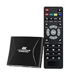 ZUMKUNM 4K Ultra-HD Digital Media Player for USB Drives and MicroSD Cards with 4K HD and Analogy AV, Digital Signage,Automatic Playback,Resume and Looping Capability,H.265 Videos Music Photos...
