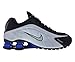 Nike Shox R4 Shoes (AR3565-006, Black/Racer Blue/Metallic Silver) Size 7