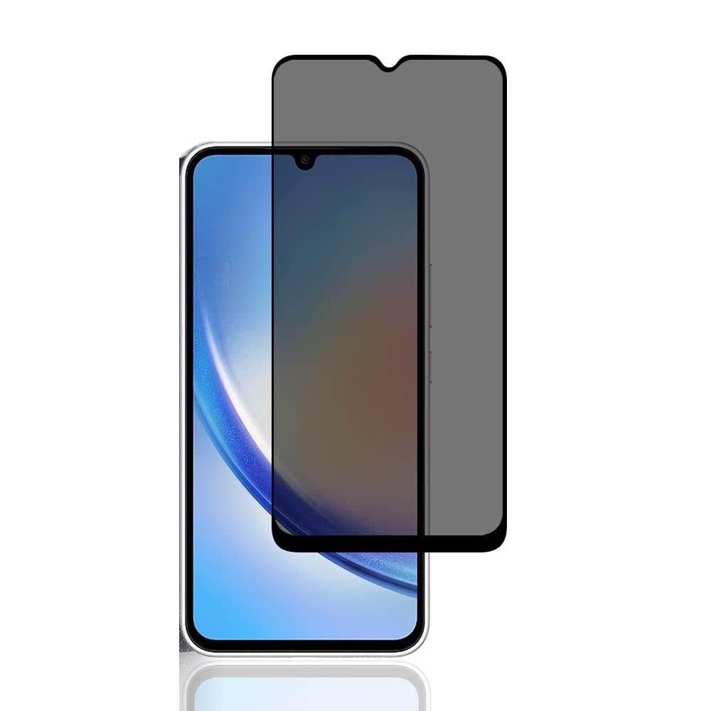 Privacy Screen Protector for Samsung Galaxy A34 5G, Privacy Tempered Glass, Privacy Screen Film, [Case Friendly] [9H Hardness] [Anti-scratch] Anti-spy Tempered Glass Film for Galaxy A34 5G