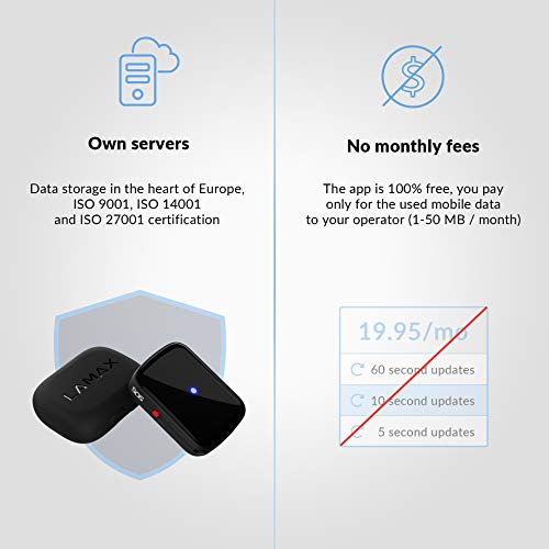 LAMAX Dogs GPS Tracker Device, Dog Collar Included-Lightweight, Pet Finder with SOS Button, IP67 Waterproof-Activity Monitoring Device with 10 Days Battery life-SIM is not Included & No Monthly Fee - Image 5