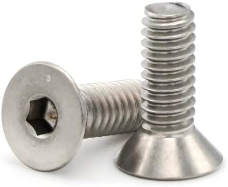 316 Stainless Steel Flat Head Socket Cap Screws 3/8"-16 x 1" Qty 25