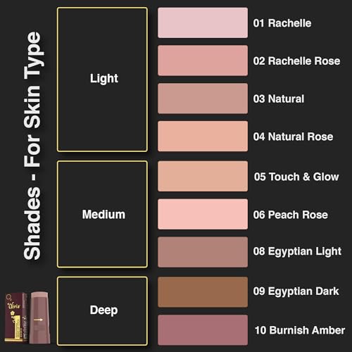 Image of Olivia Instant Waterproof Makeup Stick with SPF 12-05 Touch & Glow | 3-in-1 Foundation, Concealer & Moisturizer | Sweatproof, Long-Lasting Base Makeup | Evens Skin Tone & Hides Blemishes