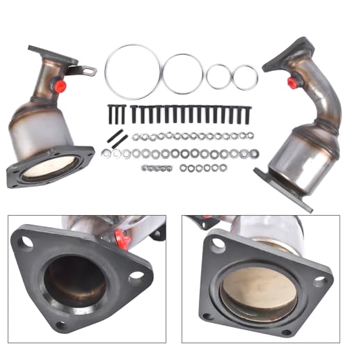 NEWZQ Front Left & Right Catalytic Converter 40886 40885 Compatible with Nissan Altima Murano Quest Pathfinder 3.5L - Thumbnail 3