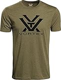 Vortex Optics Logo Short Sleeve T-Shirts (Military Heather, X-Large)