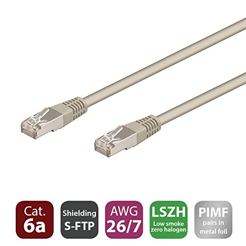 Cable de red WP Cabling RJ45 Cat 6a, 3 m gris miniatura 2