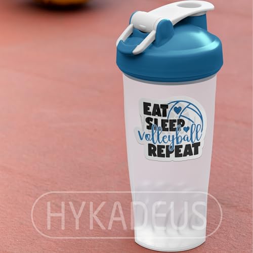 Pegatinas de voleibol impermeables que no se despegan de los termos 6