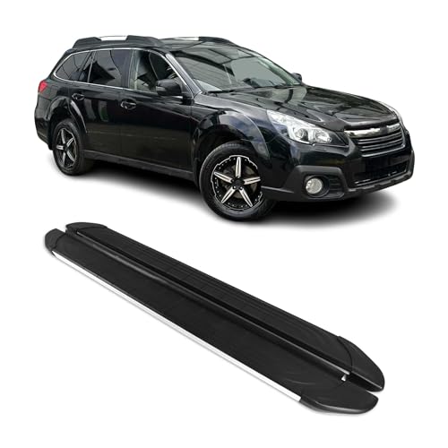 Estribos de aluminio antideslizantes para Subaru Outback 2010-2015 OMAC protectores