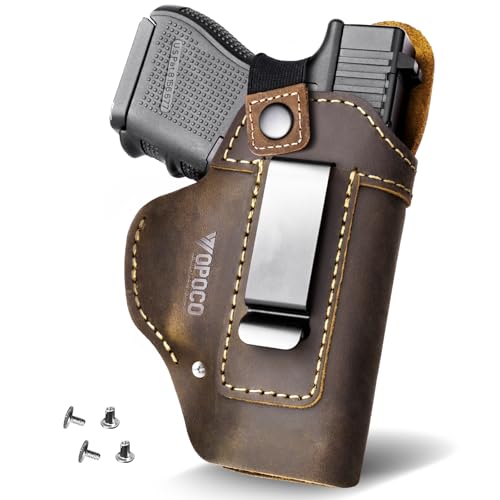IWB Leather Holster for Glock 17/19/42/43X
