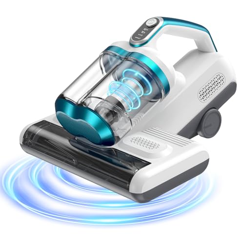 JPHYLL Mattress Vacuum Cleaner Bed Vacuum with 16Kpa Suction 253.7nm UV-C Light, 30000 RPM/Min Dual...