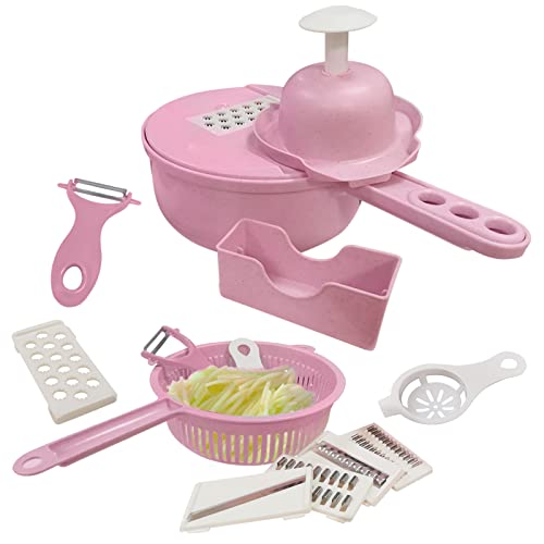 Blbo Food Chopper,Vegetable Chopper,Mandoline Slicer 12 In 1 Vegetable Cutter And Slicer Vegetable Cutter,Top Mini Food Processor For Food Slicer Assistant Tool With Container Chopper Vegetable Cutter #TOP6