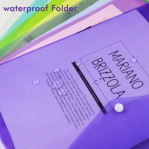 Portafogli in plastica, formato A4, in plastica