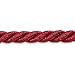 Expo International 1/4-Inch Noel Twisted Cord Trim Embellishment, 20-Yard, Metallic Red