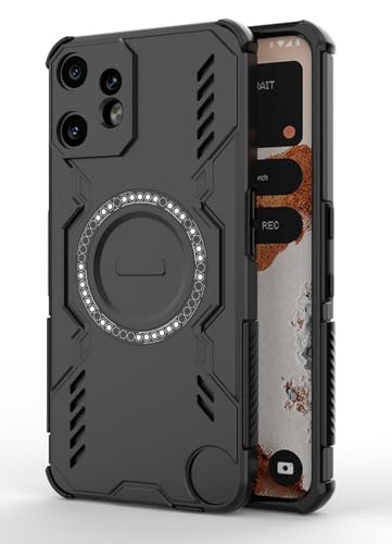 Image of Back Cover Case for CMF Phone 2 Pro 5G | 360 Protection Mobile Phone Case Mag-Safe | Camera Protection | Back Cover for CMF Phone 2Pro 5G / 2 Pro 5+G - Black TPU+PC