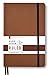 Minimalism Art, Classic Notebook Journal, A5 Size 5 X 8.3 inches, Brown, Ruled Lined Page, 192 Pages, Hard Cover, Fine PU Leather, Inner Pocket, Quality Paper-100gsm, Designed in San Francisco