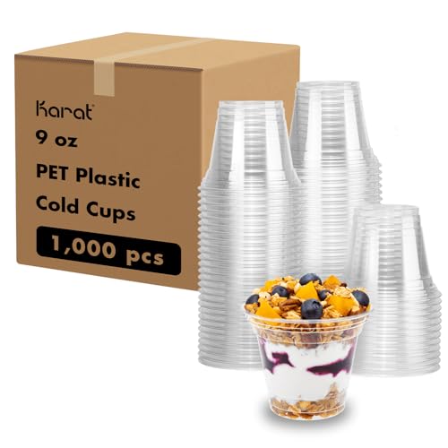 Karat 1000 ct 9oz PET Cold Cups (C-KC9)