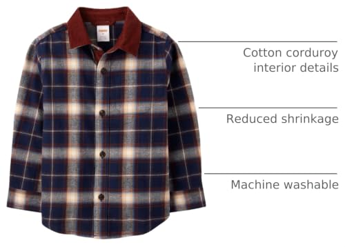 Image of Gymboree Boys' and Toddler Long Sleeve Button Up Shirt