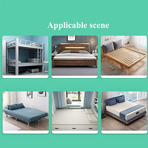 Tabla de cama 135x200 de bambú enrollable rígida protector de colchón 6