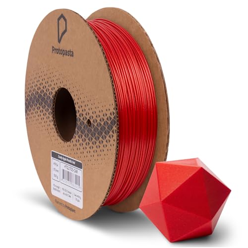 Proto-Pasta Candy Apple Metallic Red HT PLA, 1.75mm, 500g Spool