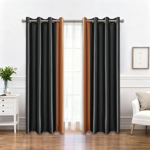 Ystyle Rideaux Intérieurs Lot De 2, Rideau Thermique Isolant Anti Froid Et Chaleur, Rideaux Occultants, Rideau Occultant Thermiques, Rideau Salon, Rideau...