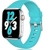 Laffav For Apple Watch Band 40mm 38mm 41mm 44mm 42mm 45mm 49mm for Women Men, Soft Sport Bands...