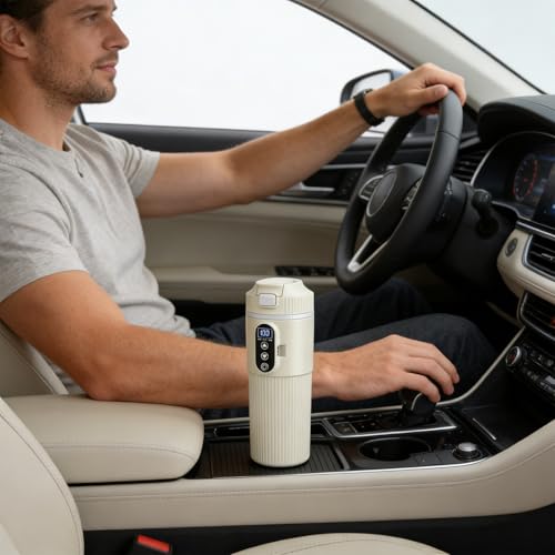 Tetera Eléctrica para Auto 500ml con Panel Interactivo miniatura 4