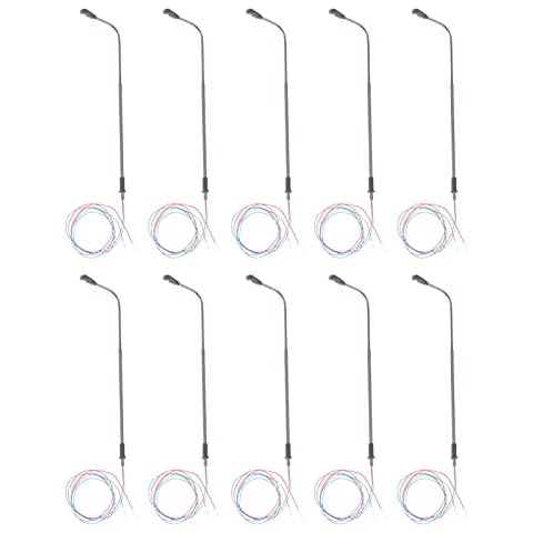 Healifty 10PCS Model Railway Lamp Posts Cover