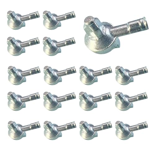 FKiZanthenE - Juego de 16 clavijas de soporte de estante, clavijas de aleación de zinc para armarios de cocina y estanterías de madera, pasadores de soporte de metal compatibles con la estantería