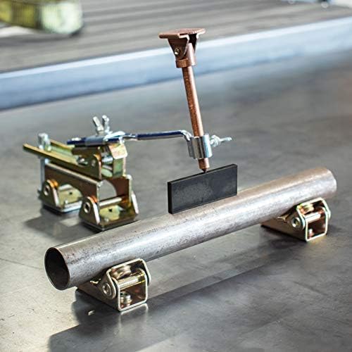 Strong Hand Tools Deluxe Magnetic Grasshopper, Welding Finger, Copper Spindle + Magnetic V-Pad Base + Anti-tipping Bolt (10"), AGH270, Strong Hand Tools
