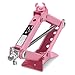 DNA MOTORING Scissor Jack for Car - 2 Ton (4,409 lbs) Car Jack Kit with Labor-Saving Ratchet Wrench for Cars, SUV, Sedans, 3.85'' - 17.4'' Lifting Range, Pink, TOOLS-00283-PK
