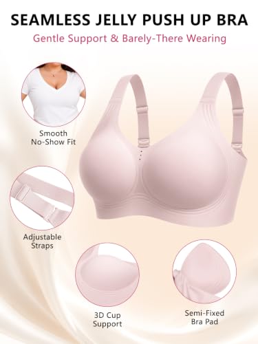 [Limited Deal] COCOMARTS Jelly Bras for Women No Underwire Full Coverage Push Up Bra - image 4