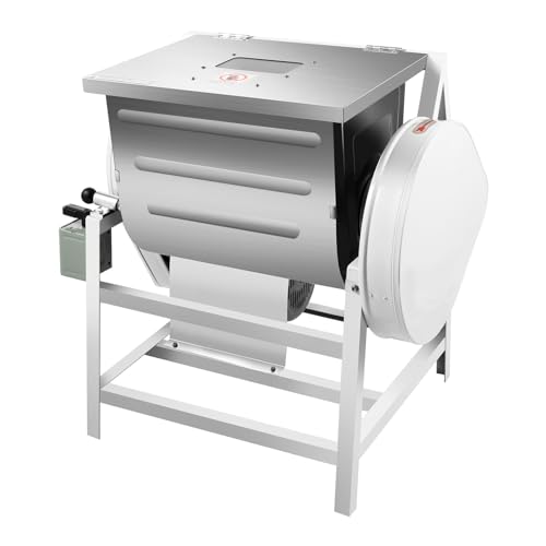Commercial Pizza Dough Mixer Electric Stand Mixer Stainless Steel Kitchen Stand Mixer for Restaurants, Hotels, Breakfast Shops, 25.19 * 19.68 * 26.77inch 1500W 110V 60HZ