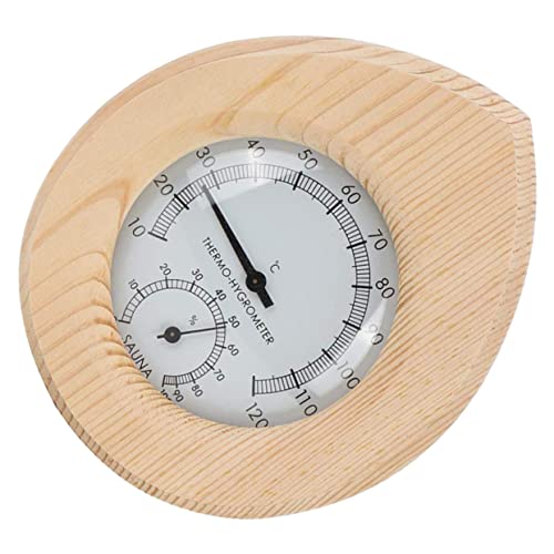 OFFSCH abs sauna room thermometer Measuring instrument hygrometer indoor humidity Kitchenware Accessories household humidity meter monitor copper sauna room hygrothermograph