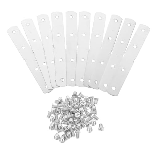 NAMOARLY 10pcs Stainless Steel Corner Metal Brackets for Wood Metal Easy Install Decorative Corner Brackets for Wood