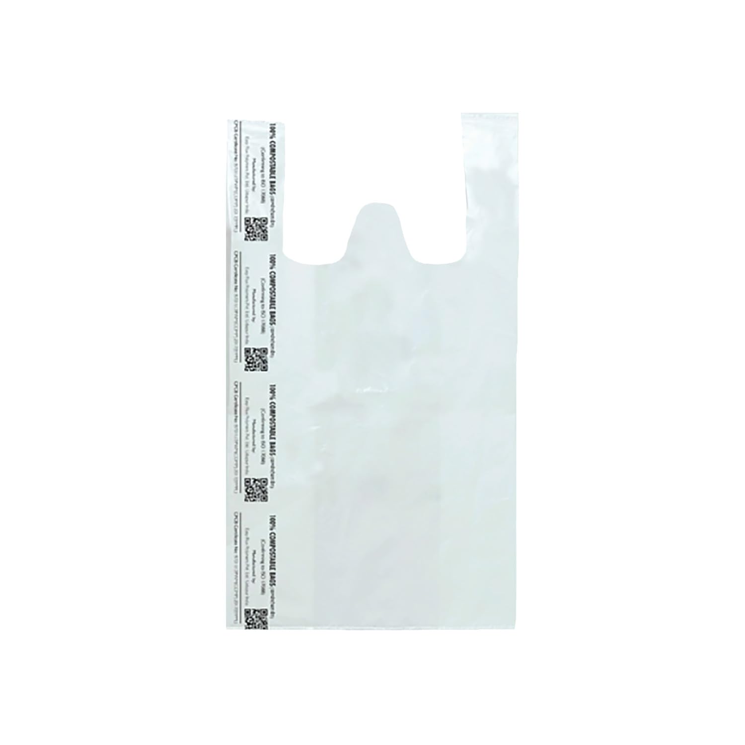Easy-Flux Biodegradable and Compostable Carry Bag (Size 16X20) - Pack of 50 - Eco-Friendly, Food Waste Disposal Bags, Compostable and Biodegradable, White, CPCB Certified (B0823TDNX5) Amazon Price History, Amazon Price Tracker