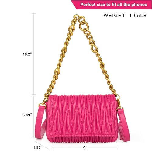 Image of Small Purses for Women Summer Crossbody Bag Quilted Evening Clutch Handbags