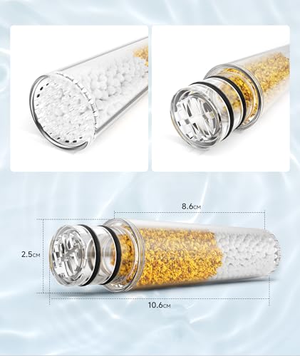 Image of SR SUN RISE Shower Filter for Handheld Shower Head, NSF Certified 2 Pack Replacement Filters for Hard Water Remove Chlorine and Harmful Substances Only Fits SR SUN RISE Shower Head